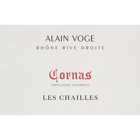 Cornas Les Chailles - Alain Voge