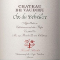 Châteauneuf du Pape blanc "Clos du Belvédère" Château de Vaudieu