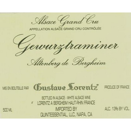 Gewurztraminer Altenberg de Bergheim Grand Cru