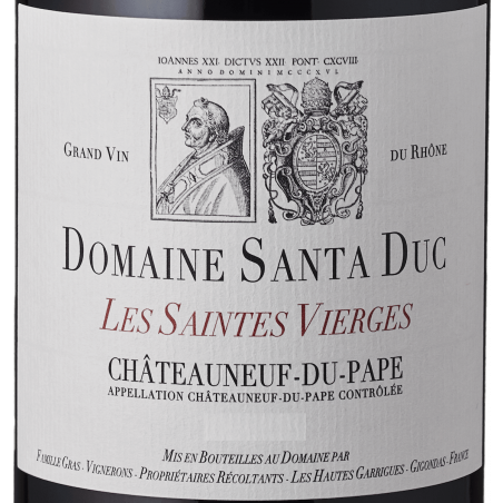 Les Saintes Vierges - Domaine Santa Duc