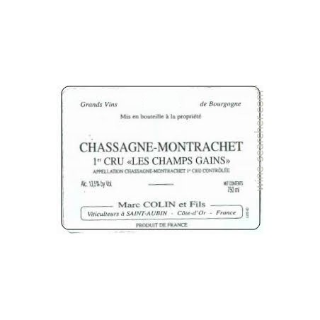 Chassagne Montrachet 1er Cru Les Champs Gain - Marc Colin et ses Fils