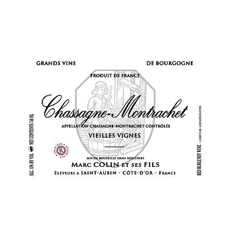 Chassagne Montrachet Rouge Vieilles Vignes - Marc Colin and his Sons