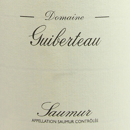 Saumur Blanc  Domaine Guiberteau