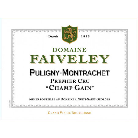 Puligny Montrachet 1er cru Champ Gain - Faiveley