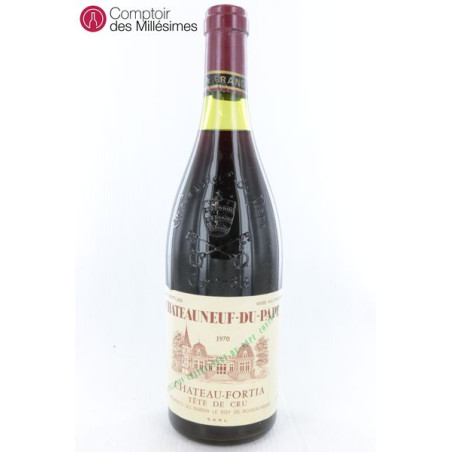 Château Fortia 1970 - Tête de Cru