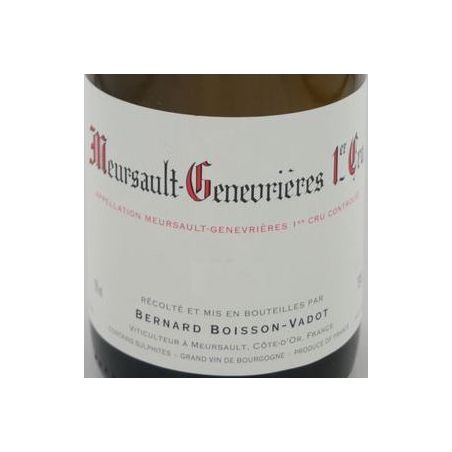 Meursault 1er Cru 2016 Genévrières - Boisson-Vadot