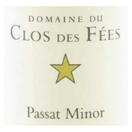 Passat Minor  étiquette Domaine du Clos des Fées