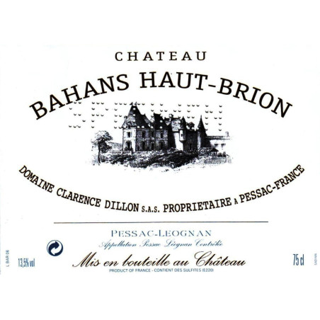 Bahans Haut-Brion 2004