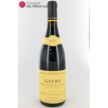 Givry 1er cru Les Bois Gauthiers 2023 - Michel Sarrazin et Fils