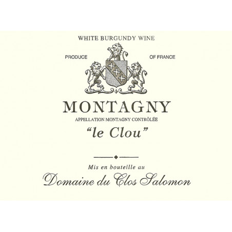 Montagny Les Clous   Clos Salomon