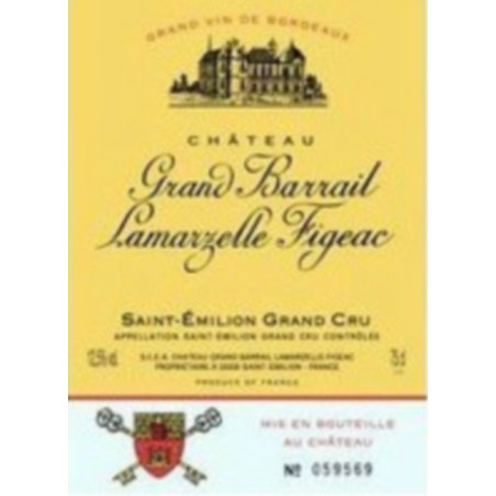 Château Grand Barrail Lamarzelle Figeac 1988