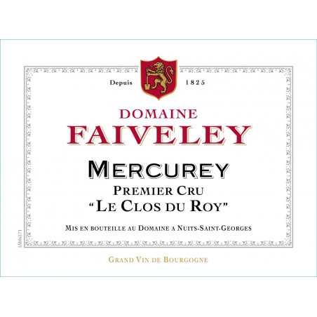 Mercurey 1er Cru Le Clos du Roy - Faiveley