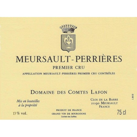 Meursault Perrières 1er Cru - Domaine des Comtes Lafon